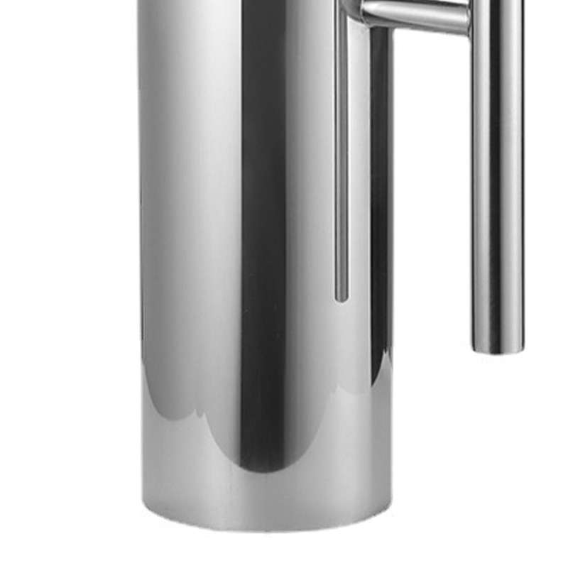 Stainless Steel Water Pitcher with Ice Guard 1.5L Capacity Ergonomic