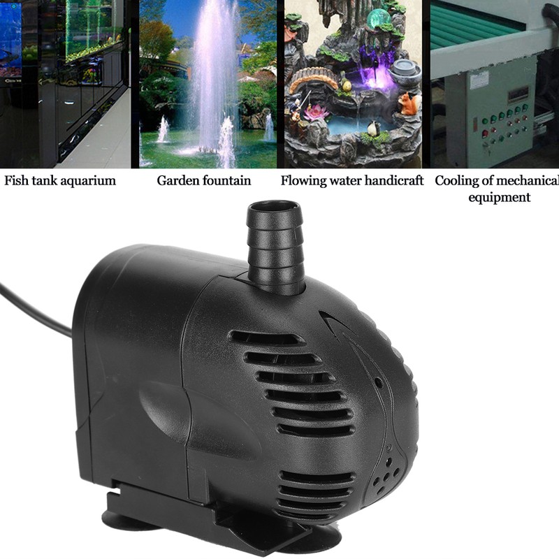 12W Submersible Water Pump Fish Tank Bottom Suction Aquarium Filtration