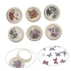 BIUDECO 6 Packs 3D Butterfly Nail Art Sequins for DIY