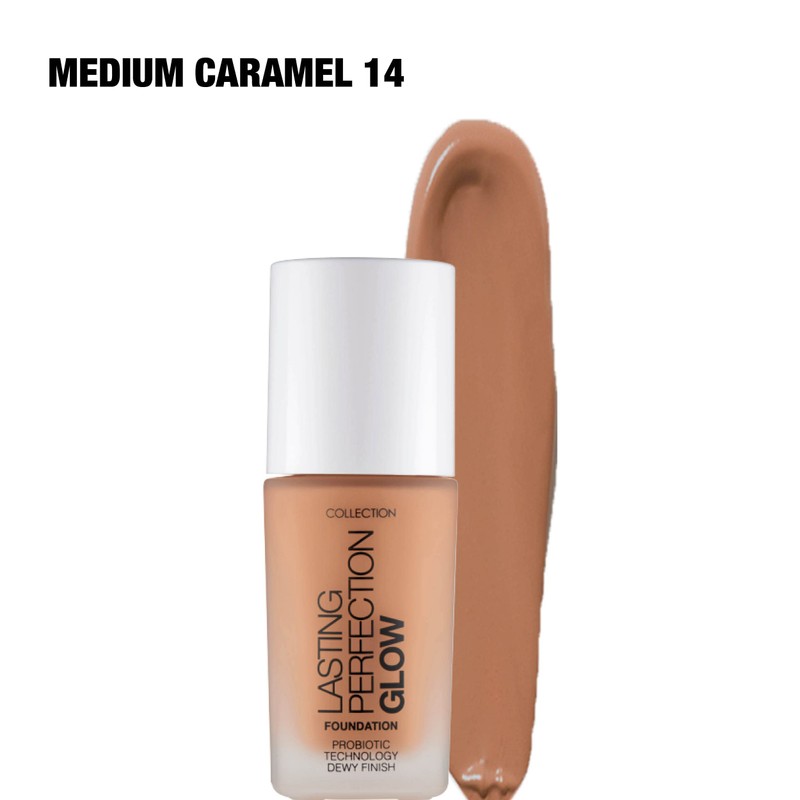 Collection Cosmetics Lasting Perfection Glow Foundation, Medium to Full Coverage,