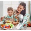 Unbranded Safe Mandoline Slicer 5 in 1 Vegetable Chopper Food