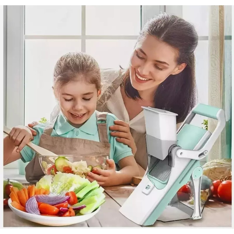 Unbranded Safe Mandoline Slicer 5 in 1 Vegetable Chopper Food