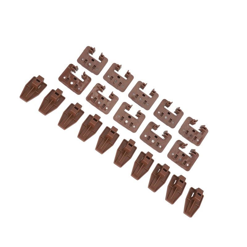 10 Sets Dresser Drawer Slides Plastic Drawer Slides and Guides