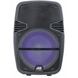 Naxa Portable 15 inch Bluetooth Party Speaker with Disco Light