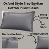 Bed Pillow Cases 2Pack Egyptian Cotton - 200 Thread Count