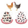 Chicken Saddles Hen Apron with Elastic Strap,2Pcs Standard Chicken Saddle
