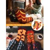 Suhine 36 Pairs Thanksgiving Socks Soft Fall Maple Leaf Pumpkin