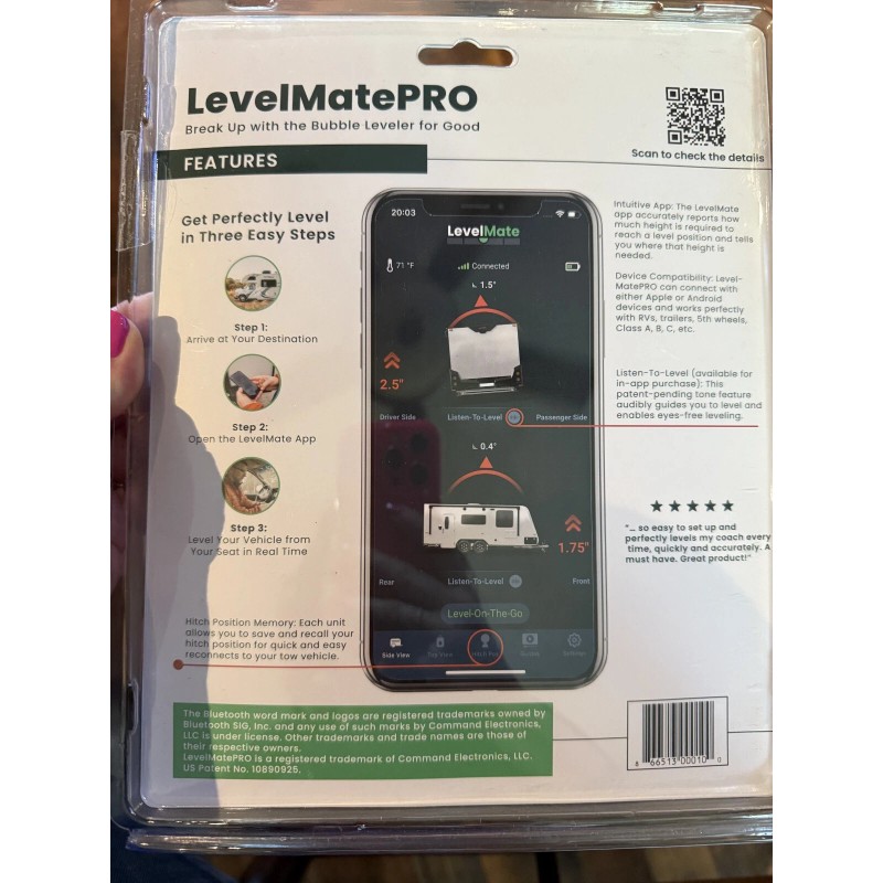 LevelMatePRO Wireless Bluetooth 5 RV Vehicle Leveling System - BRAND