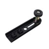 IBESTWOLF Black Durable Upper Lower Sliding Door Roller Bracket Right