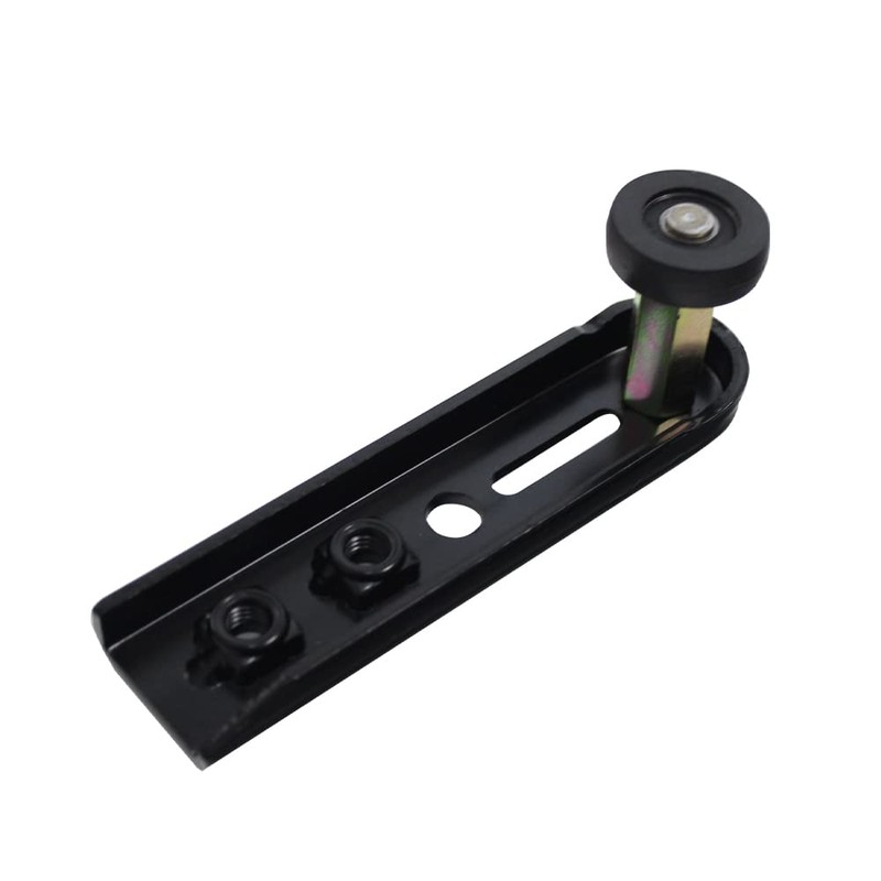 IBESTWOLF Black Durable Upper Lower Sliding Door Roller Bracket Right