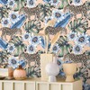 VEELIKE Exotic Leopard Wallpaper Peel and Stick Peach Cheetah Tropical