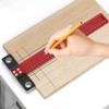 T Square Aluminum Alloy Carpenter Square Ruler Clear Scale Scriber