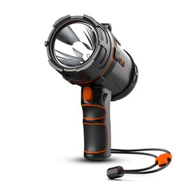 GOODSMANN Spotlight up to 2000 Lumen Marine Spotlight Waterproof Rechargeable Spot Lights Handheld Flashlight for Boats 9212-89203-01A