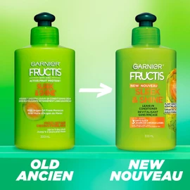 Garnier Fructis Sleek & Shine, Intensely Smooth Leave-in Conditioning Cream, 300 mL