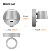 URSOLA Wall Light LED Wall Sconce with On/Off Switch USB