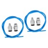 Baluue 2pcs PTFE Bowden Tube Extruder Connector PTFE Tube Coupler
