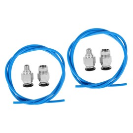 Baluue 2pcs PTFE Bowden Tube Extruder Connector PTFE Tube Coupler for Printer