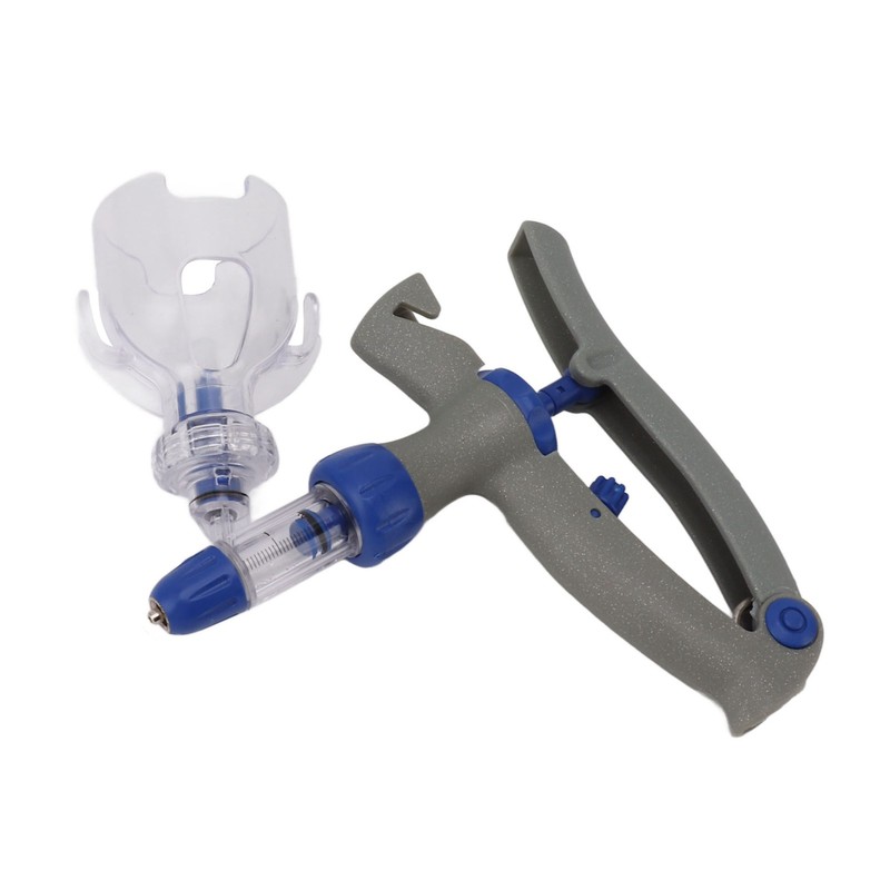 Livestock Syringe 0.1 to 2ml Continuous Syringe Adjustable Stainless Steel