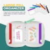Timueetech A7-L Water-Proof Pill Pouch Set， Large Pill Organizer, BPA