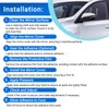 White Door Rearview Mirror Cover Fits for Toyota 2013-2023 4Runner