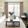INOVADAY Pinch Pleated Curtains, 100% Light Blocking Linen Pinch Pleat