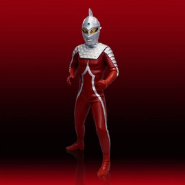 Ultra Seven 4571587310593 Mega Softbi Kit, Reprint, Non-scale, Total Height: Approx. 15.7 inches (40 cm), Soft Vinyl, Unpainted, Assembly Kit, Red