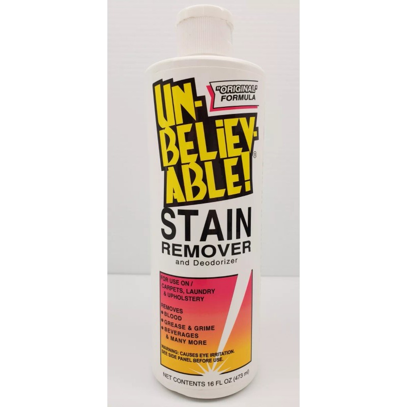 Core Products UNBELIEVABLE! Stain Remover & Deodorizer, 16oz Squeeze Bottle,