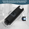 Hibbent Universal Adjustable Shower Holder with Hooks - Suitable for
