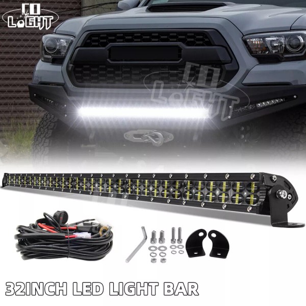 Colight For 2016-UP Toyota Tacoma Hidden Bumper 32" Combo LED