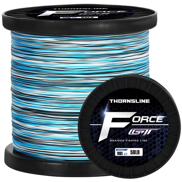 ThonrsLine Force Braided Fishing Line - Incredible Abrasion Resistant Braided