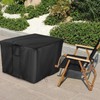 TwoPone Fire Pit Cover Square - Waterproof Windproof Anti-UV Heavy