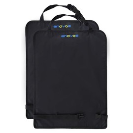 Enovoe Car Seat Protectors for Kids - 4 Pack Premium Quality Car Seat Cover Back Seat Offers Waterproof Protection from Mud and Scratches - 18" x 24" with Adjustable Straps & Games for Kids