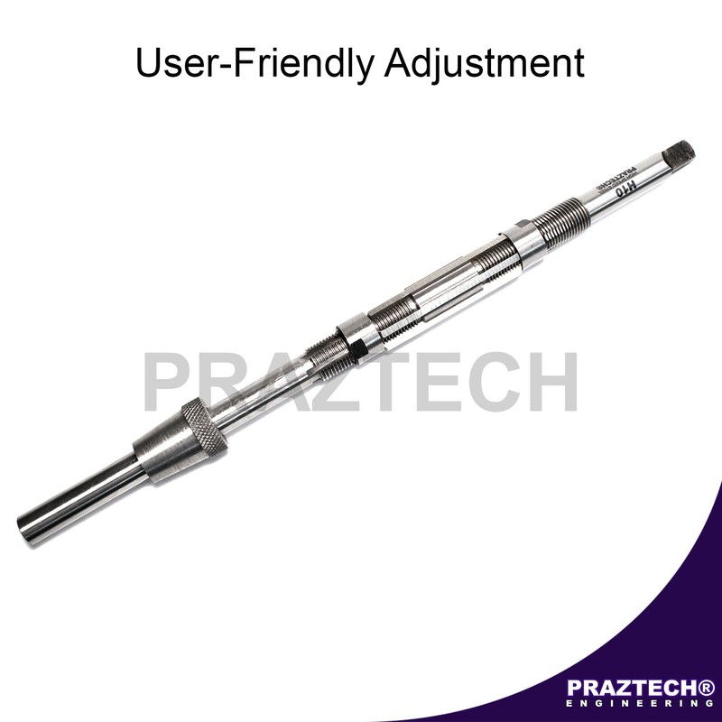PRAZTECH Long Pilot HSS Blade Adjustable Expanding Hand Reamer |