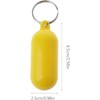 aoukoslt 2-Pack Floating Keychains for Water Sports - High-Visibility Yellow