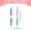 LQIOACU Pack of 2 Nail Polishers, Hexagonal Nail Files, Natural