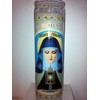Brilux Saint Clara (Santa Clara) 7 Day Unscented White Candle