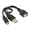 Cablecc USB-C Type-C USB 3.1 to USB 2.0 Female OTG
