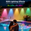 KIALUSH Outdoor Deck Lights, 24 Lights Smart Fence Lights Compatible
