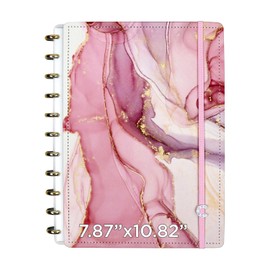CREATE A NOTEBOOK Premium Discbound Notebooks - Plan, Organize, Customize, and Conquer- Discbound Planner with 4 Tab Dividers For Work, School, Journal, or Daily Use – (AGATHA, LARGE 7.87 x 10.82 in)