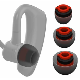 3 Pcs Silicone Ear Tips for Voyager 5200 / Voyager Legend, Replacement S/M/L 3 Size Noise Reduce Rubber Earbuds Gel Wings Compatible with Plantronics Voyager 5200 & Legend - Black