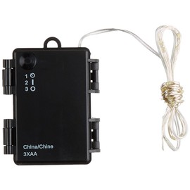 The Gerson Company 10ft B/O CW LED Light String, 10 ft, Cool White