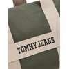 Tommy Jeans Retro Cool Duffle Bag with Luggage Strap, Pewter
