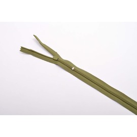 Trimz Adjustable Invisible Zip, Olive, 60cm