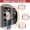 Mdkave 14inch Pocket Door Slides with Hinges,Pocket Cabinet Door Hardware