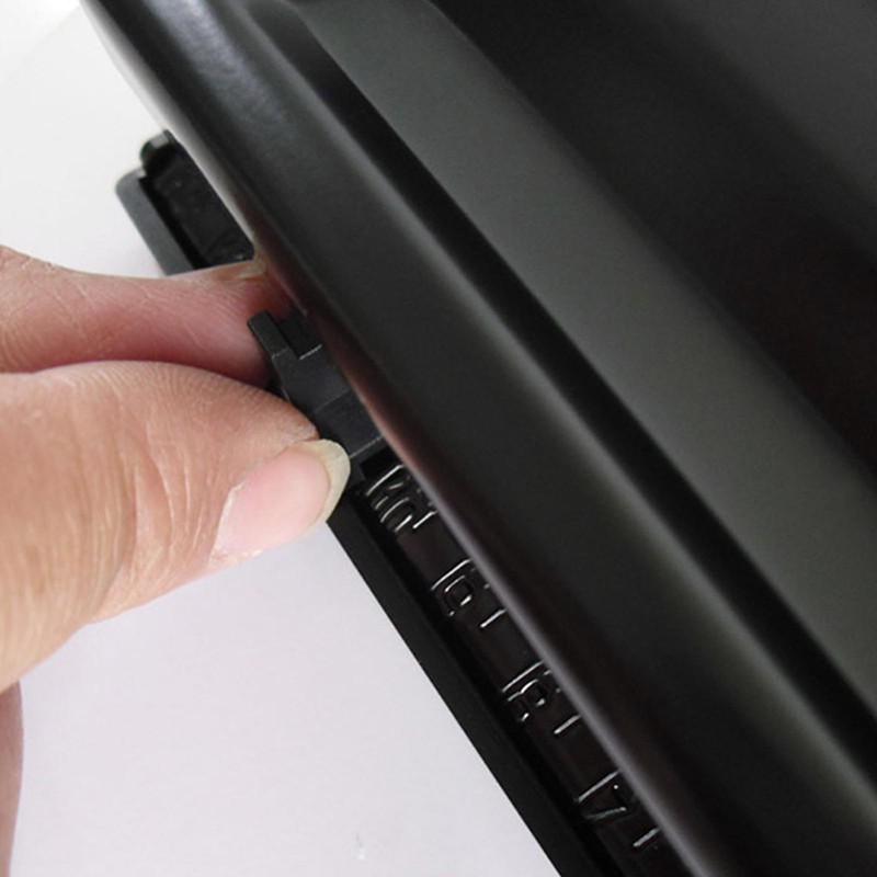 3 Hole Puncher 7mm Diameter Adjustable Spacing Metal Hole Punch