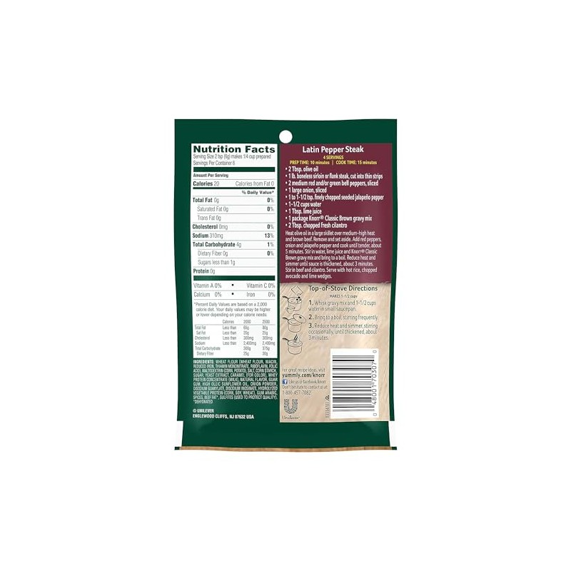 Knorr Gravy MixClassic Brown (12x1.2Oz)