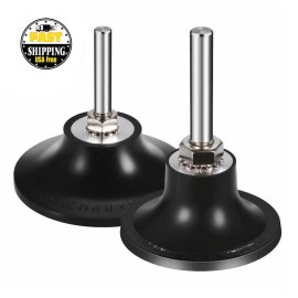 2 in 3 in Sanding Disc Holder 2 Pcs Roll & Lock Rotary Pad Holder 1/4" Shankmaterial: Rubber, grit: /, size: 2 in, 3 in