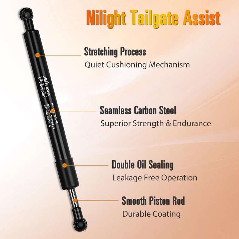 Nilight Pickup Tailgate Assist Shock Accessories for 22-25 Ford Maverick,