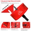 80mm Hole Saws Cutter, HSS Bi-Metal Drill Bit for Wood,