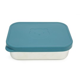 Stainless Steel Bento Box for Kids Adults, Toddler Lunch Box Containers with Silicone Lid,Removable 3 Compartment Design,Leakproof Snack Container, BPA Free, Dishwasher Safe-(1200ml,Dark Green)